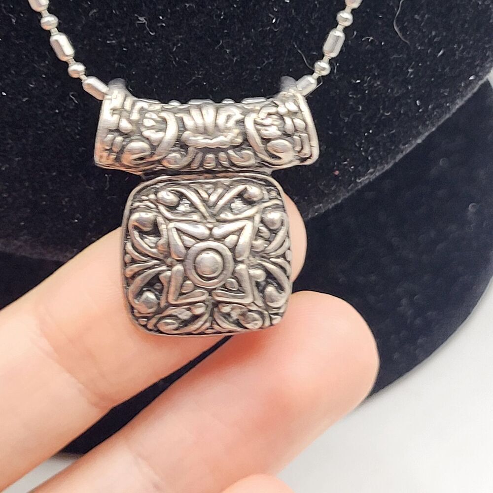 Premiere Designs Square Bohemian Filigree Necklace 18in